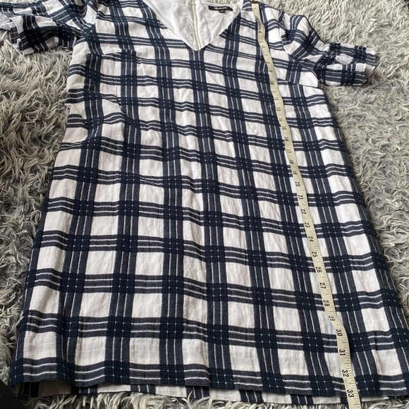 Madewell Bell-Sleeve Dress in Leighton Plaid Size 2 - Picture 16 of 17